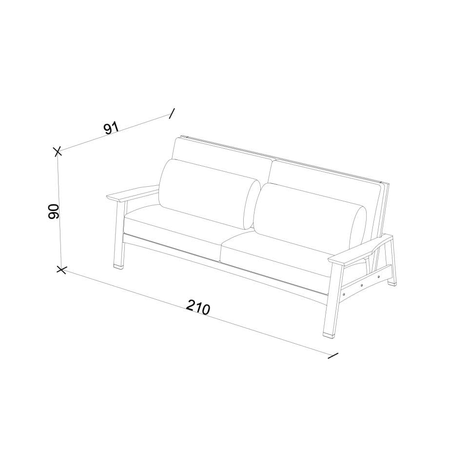 Ahşap Sedir - AKİTA Serisi, Meşe