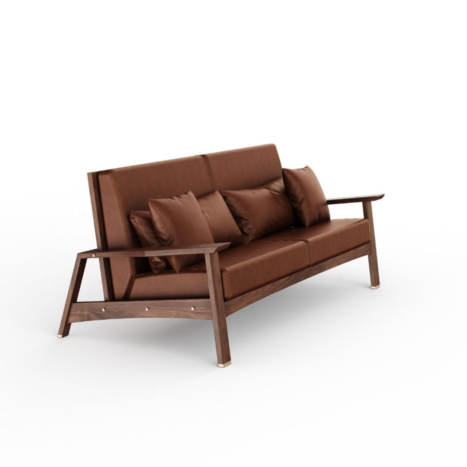 Ahşap Sedir - AKİTA Serisi, Ceviz