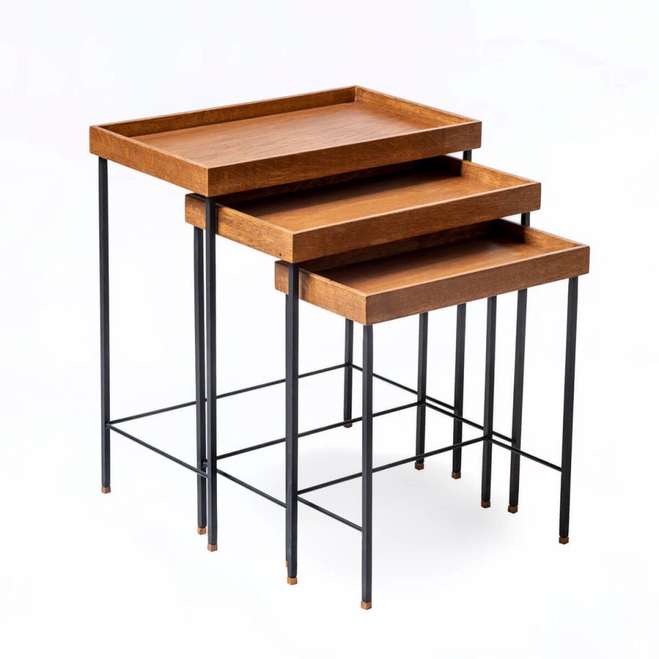 Ahşap Zigon – EDGE Serisi, Siyah Ayaklı Forest - SİYAH