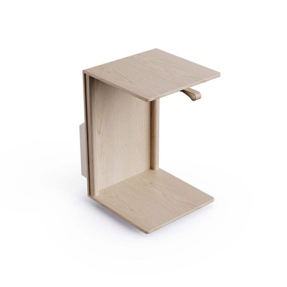 Ahşap C Sehpa - SALON TRIO, Meşe