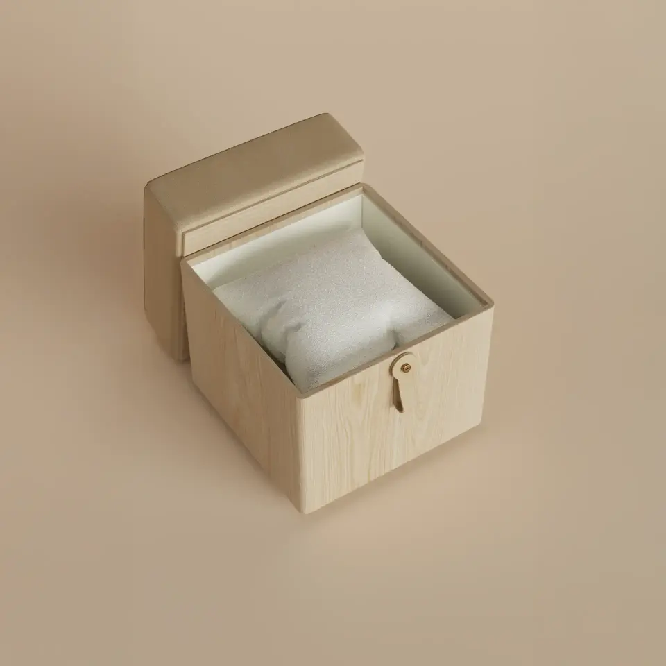 Ahşap Puf - SALON TRIO, Meşe