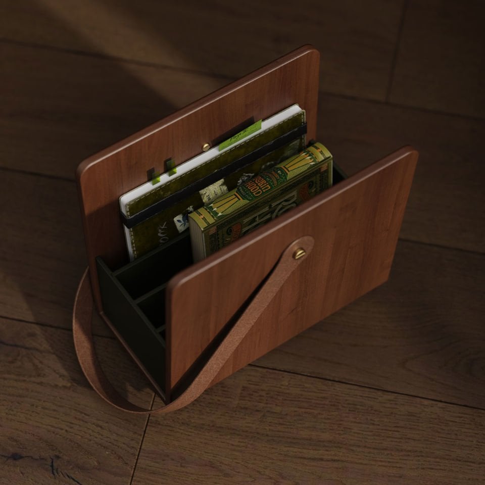 Ahşap Dergilik - SALON TRIO, Ceviz