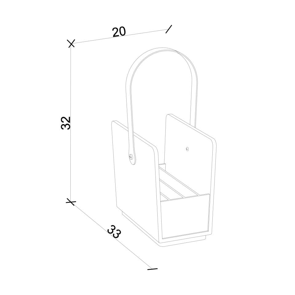 Ahşap Dergilik - SALON TRIO, Ceviz