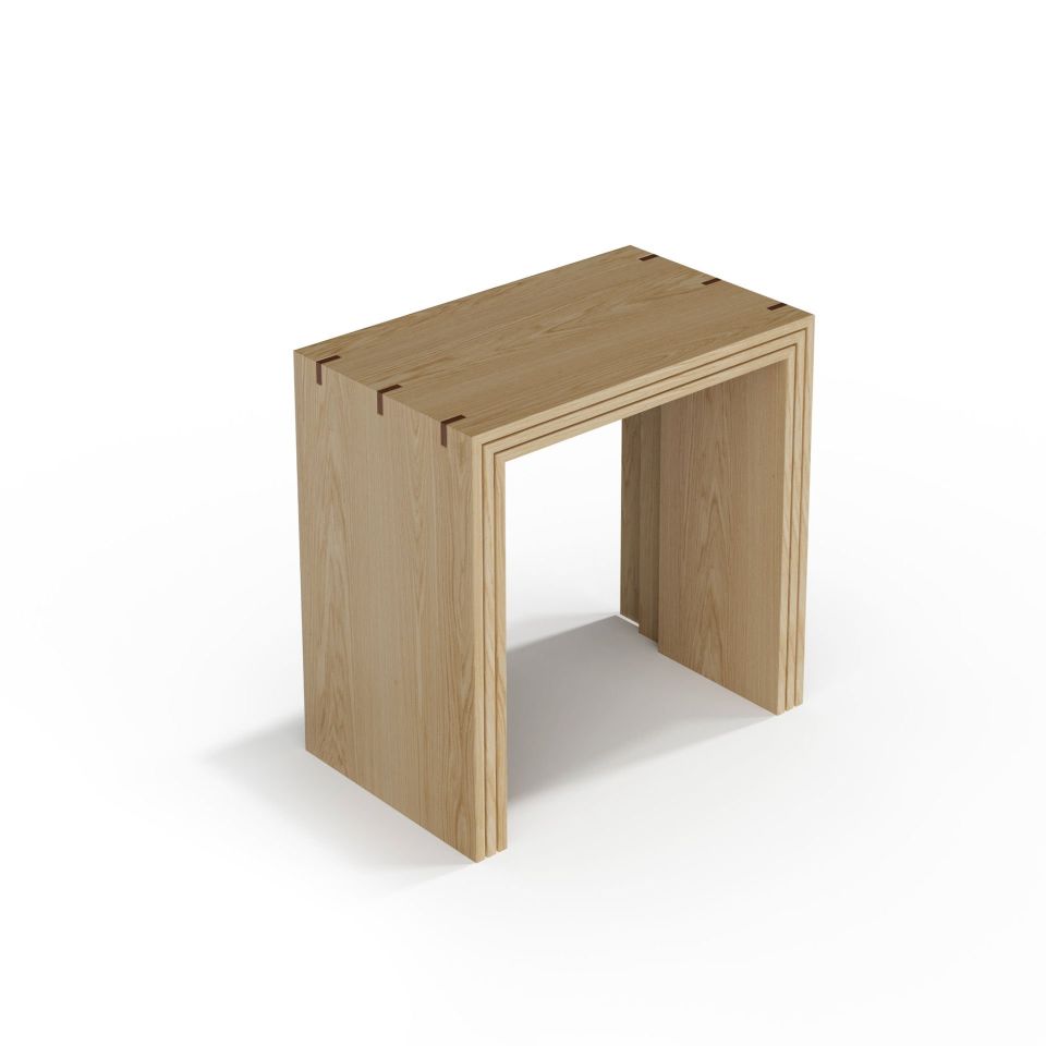 Ahşap Zigon - KIRLANGIÇ Serisi, Meşe Kahverengi