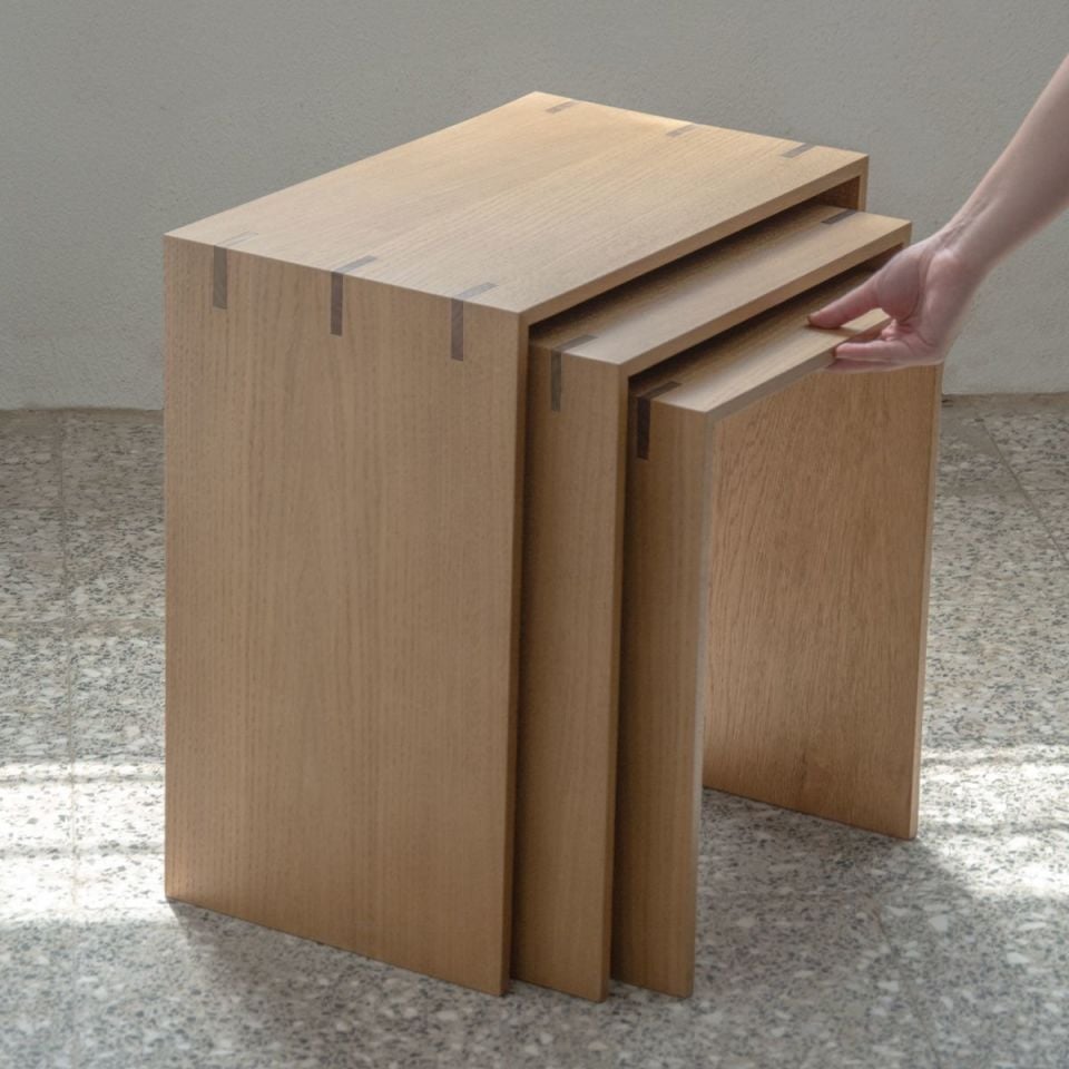 Ahşap Zigon - KIRLANGIÇ Serisi, Meşe Kahverengi