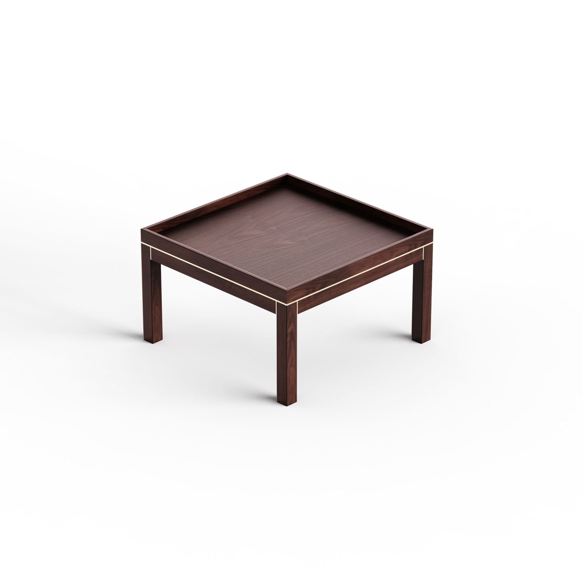 Ahşap Orta Sehpa - EDGE Serisi, Ceviz