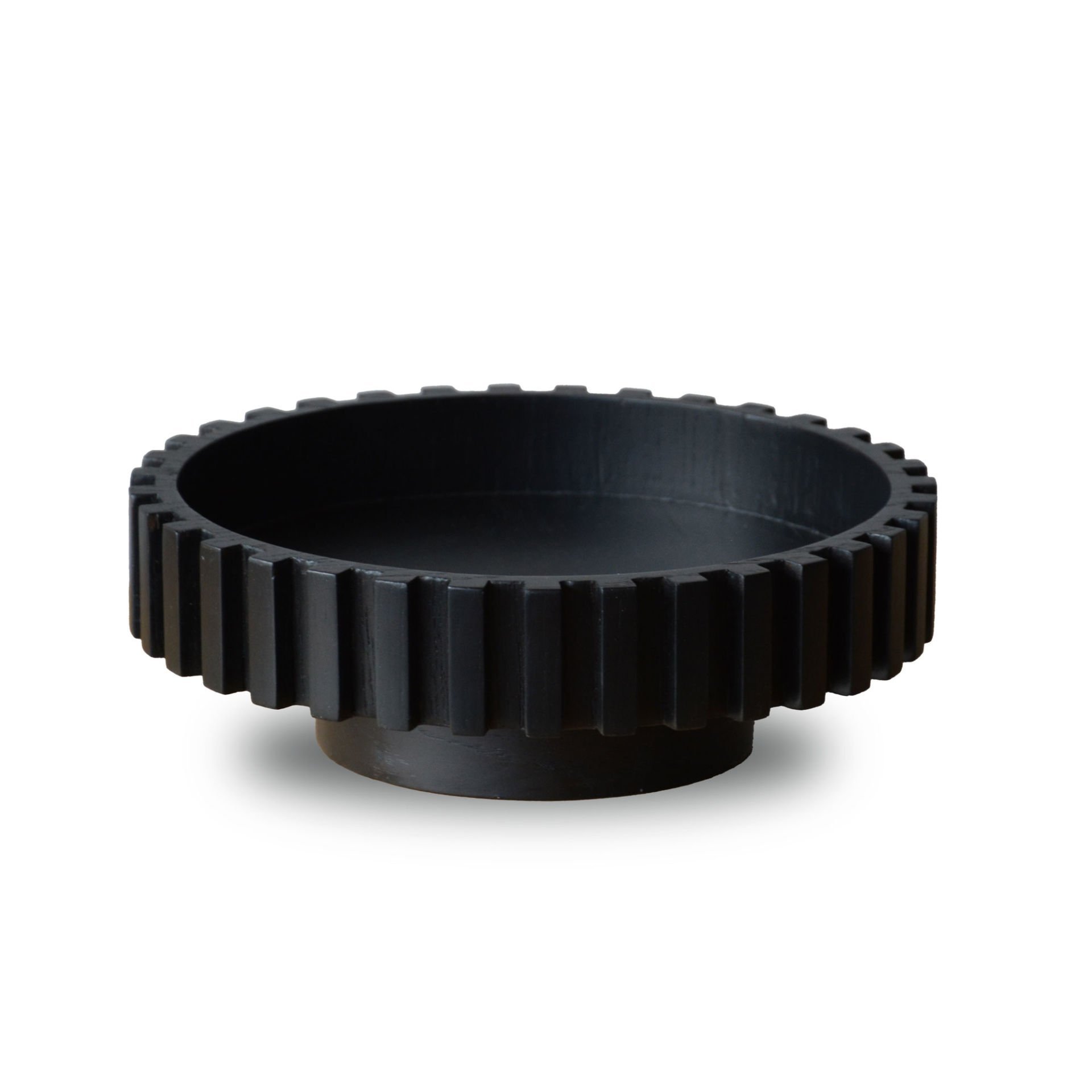 Masif Ahşap Dönen Servis Tepsisi -  DOCIA Serisi Dark