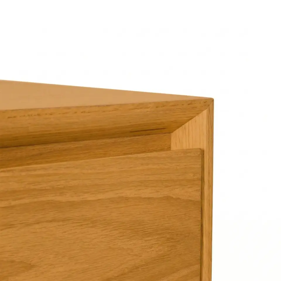 Solid Oak TV Unit – BEAM Series Honey