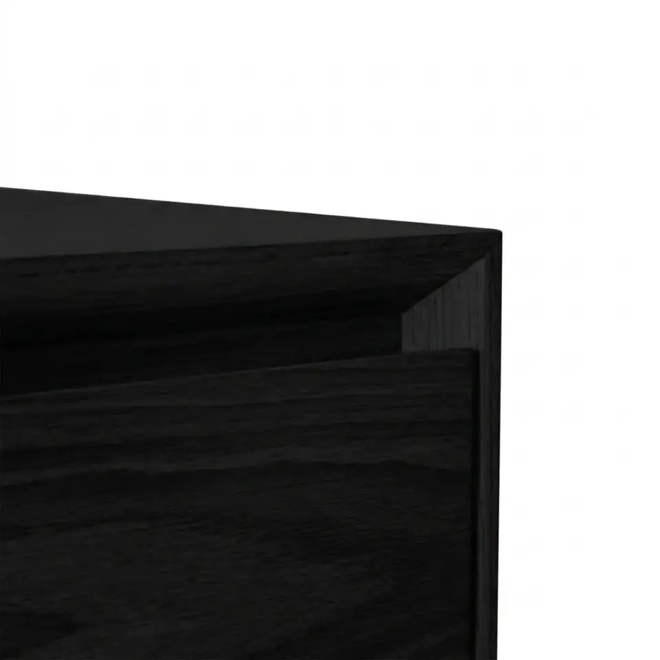Solid Oak TV Unit – BEAM Series Dark
