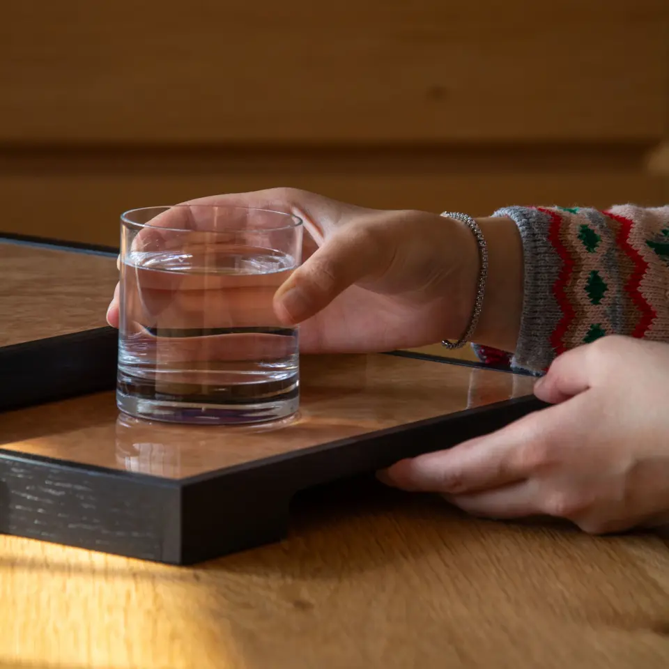 Akçaağaç Ahşap Tepsi Seti - EDGE Serisi