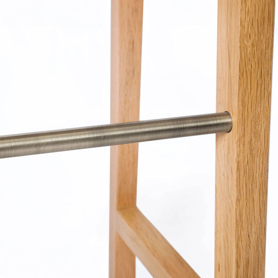 Ahşap Bar Taburesi - PI Serisi, Alçak Honey