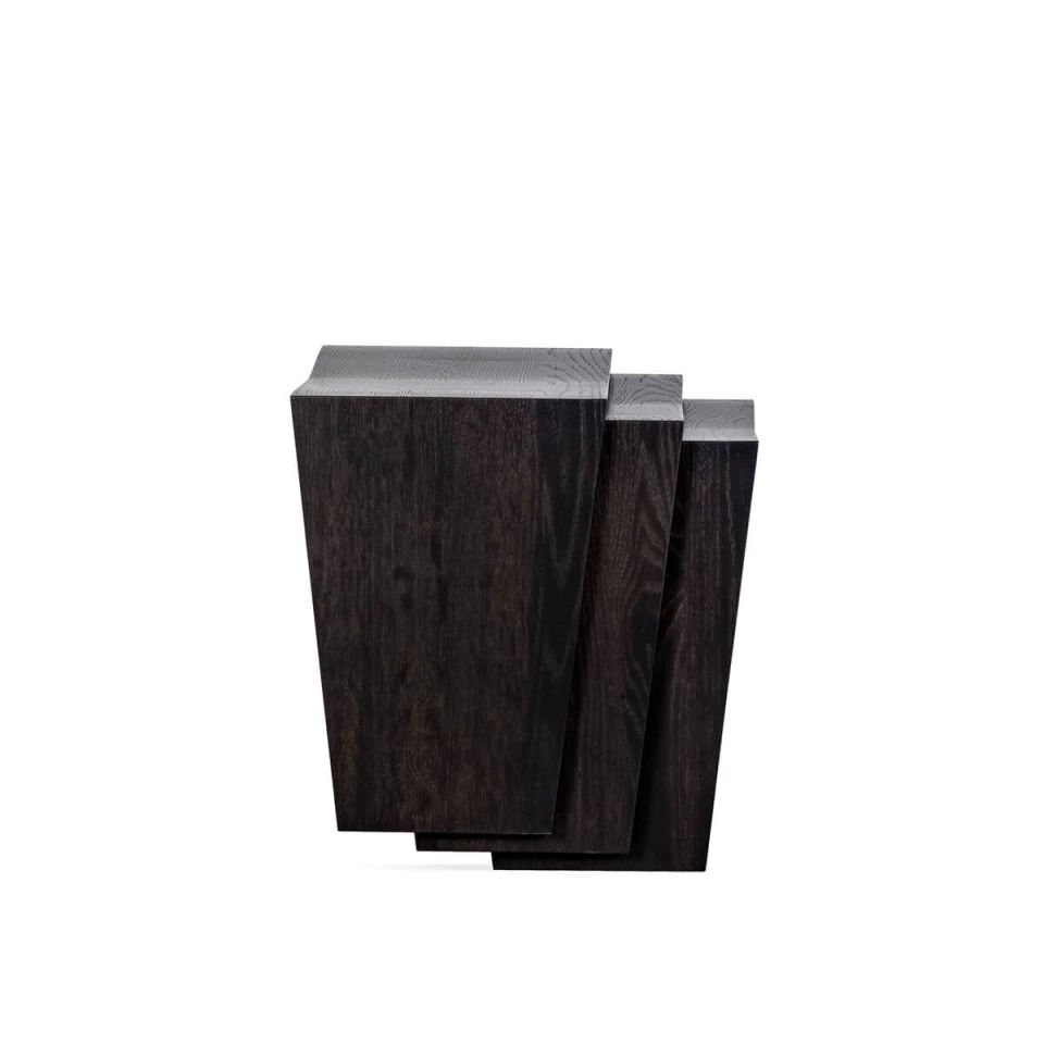 Ahşap Tabure - BRIDGE Serisi Black