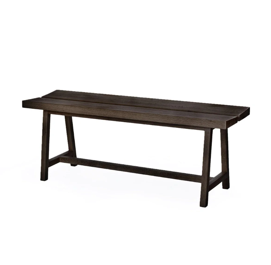 Masif Meşe Bank – PI Serisi Black - 120 CM