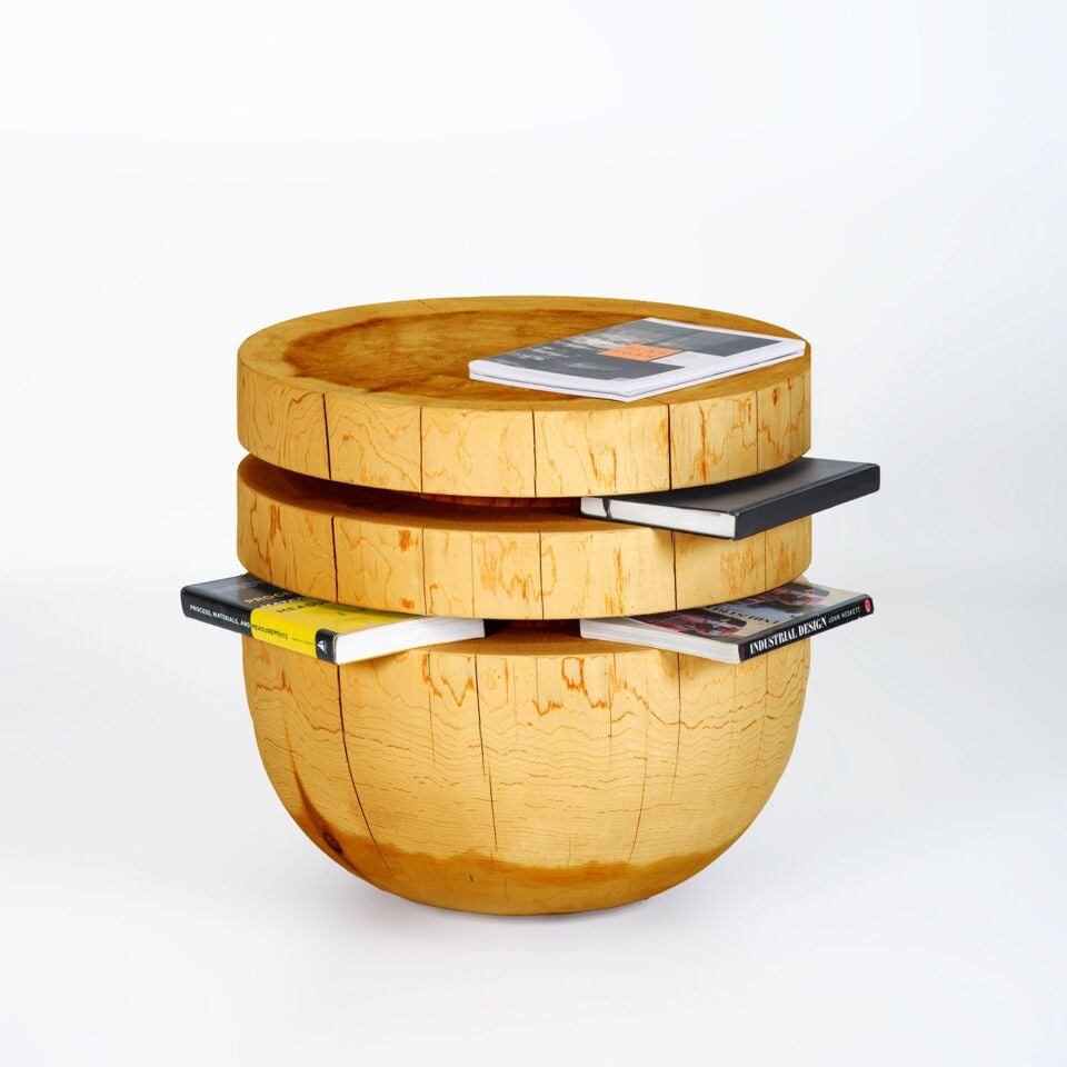 Ahşap Tabure – BOOKWORM Honey - Döşemesiz