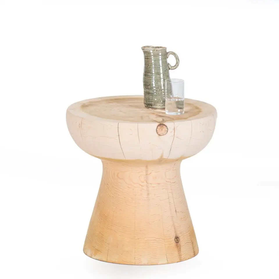 Ahşap Tabure – BUKA Raw - Döşemesiz