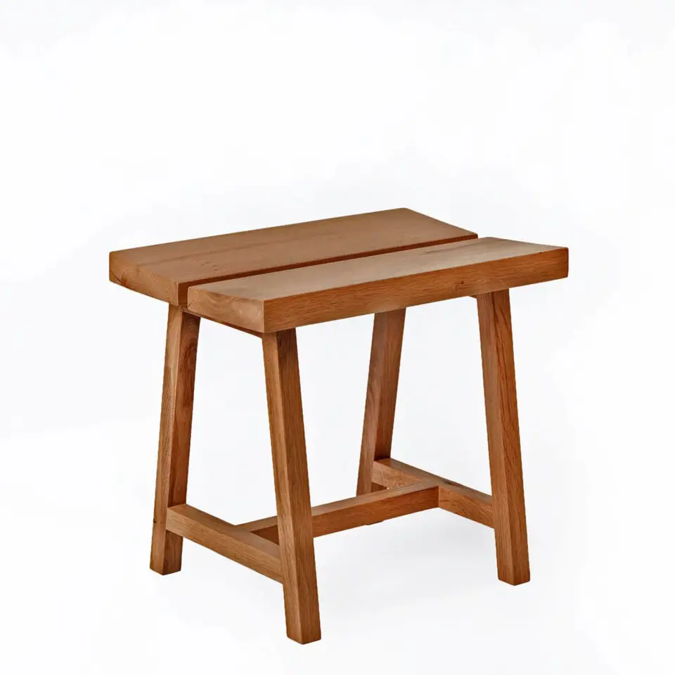 Solid Oak Stool – PI Series Forest