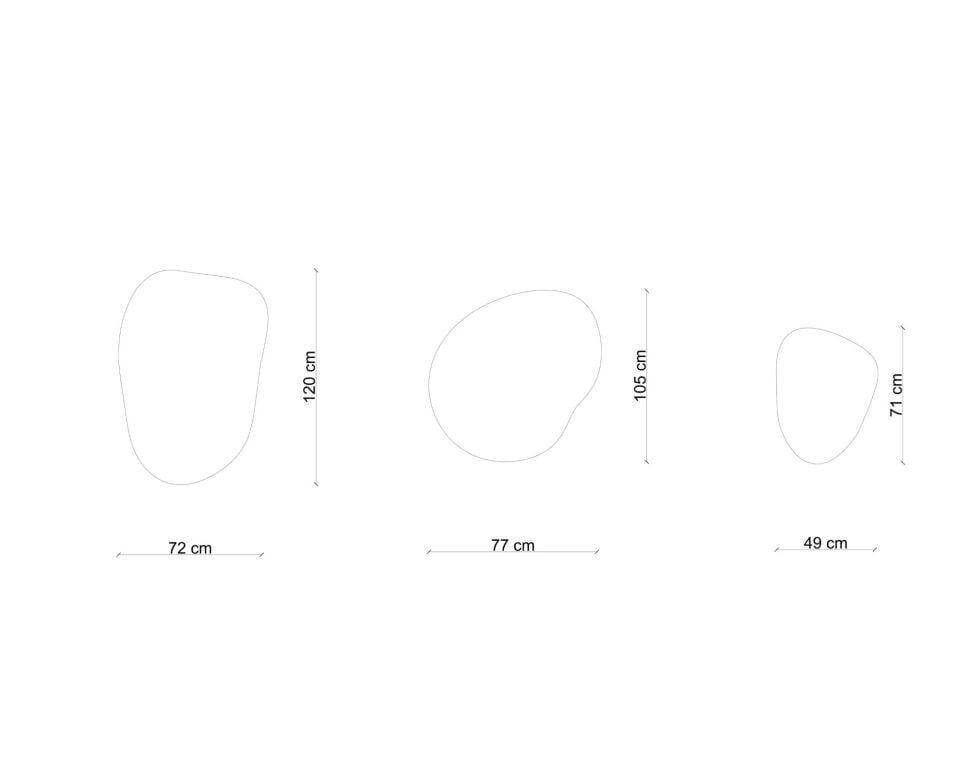 Ahşap Orta Sehpa Seti - LAGOON Serisi Navy Blue