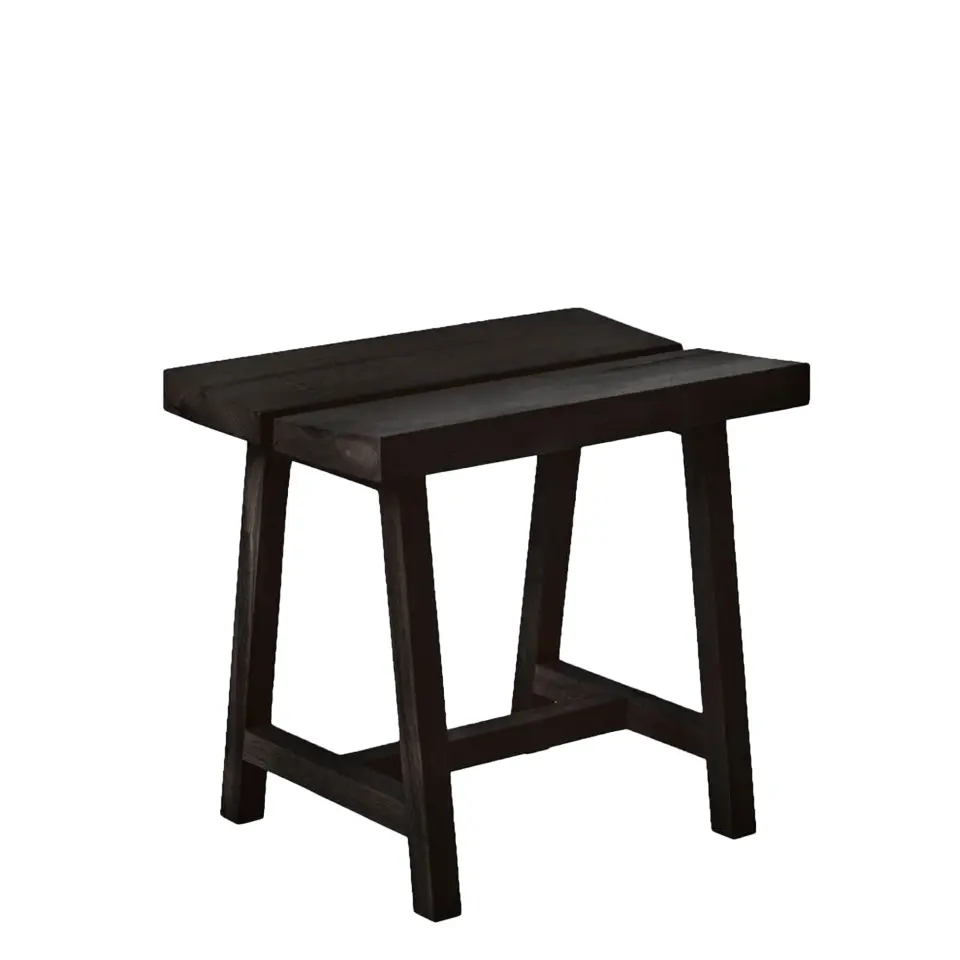 Solid Oak Stool – PI Series Dark