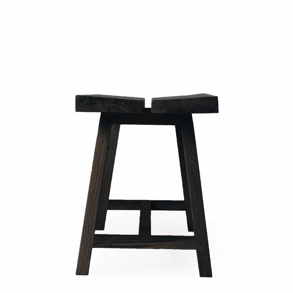 Solid Oak Stool – PI Series Dark